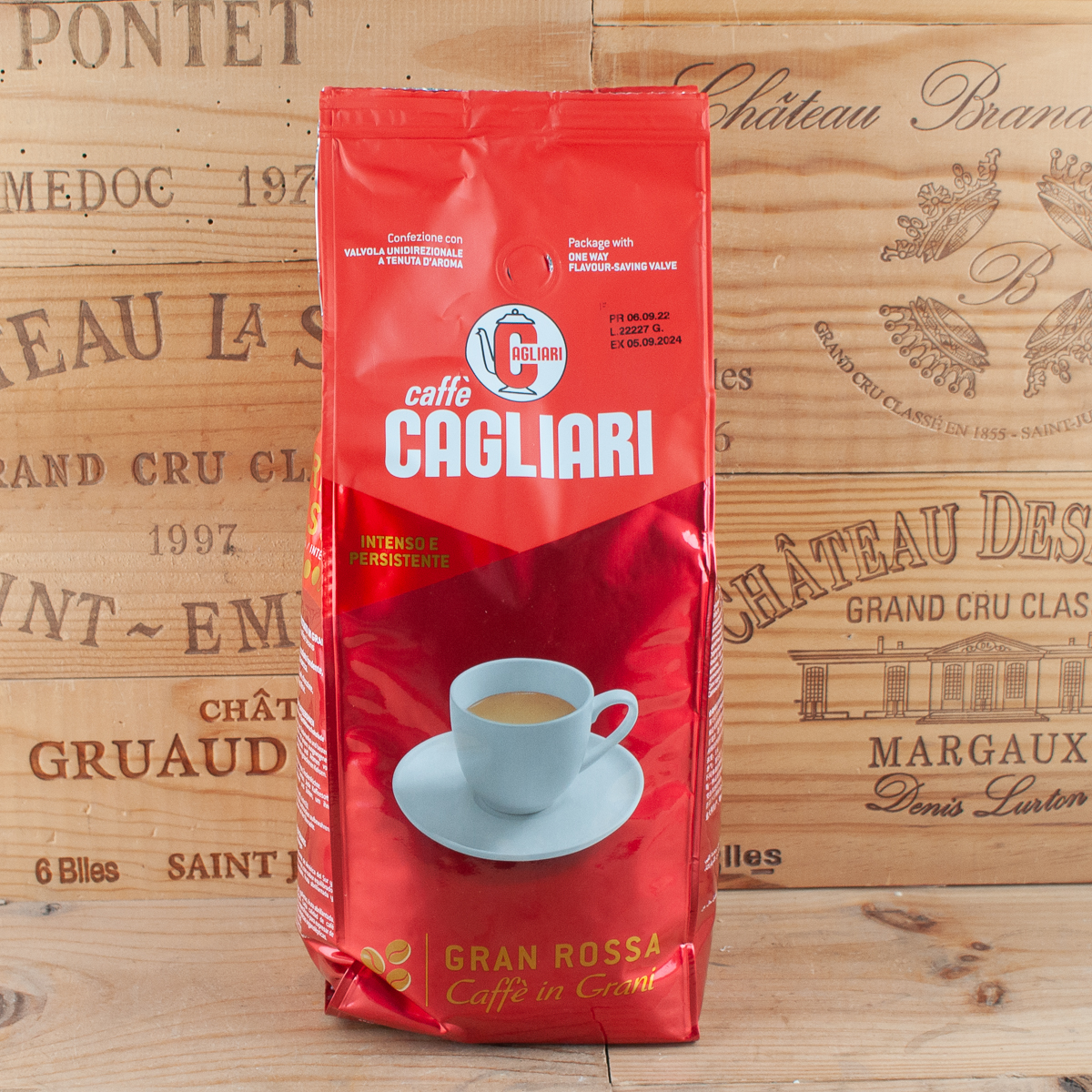 Espresso Gran Rossa Bohnen Caffé Cagliari
