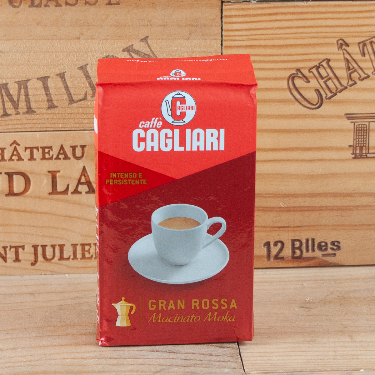 Espresso Gran Rossa gemahlen Caffé Cagliari